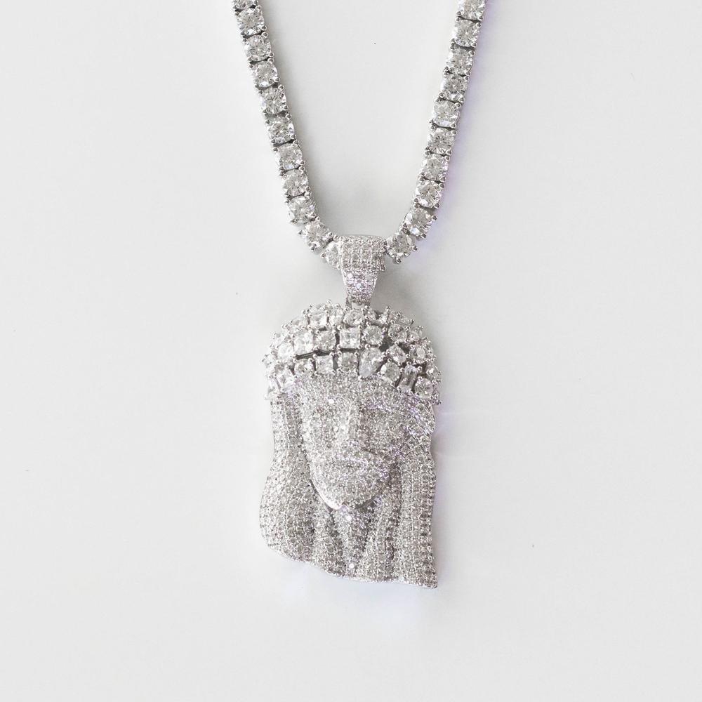 Premium Multi Stone Jesus Piece - The Gifted Few