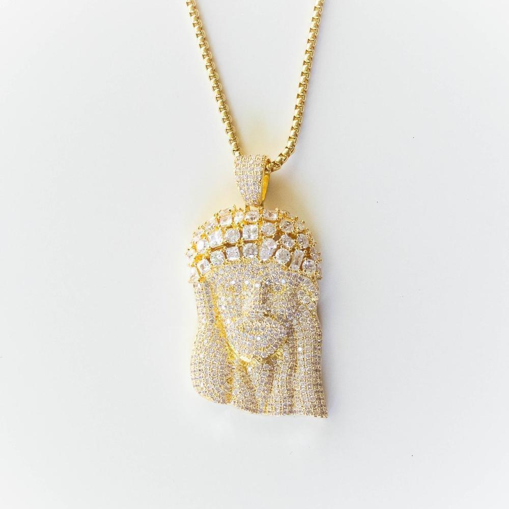 Premium Multi Stone Jesus Piece - The Gifted Few