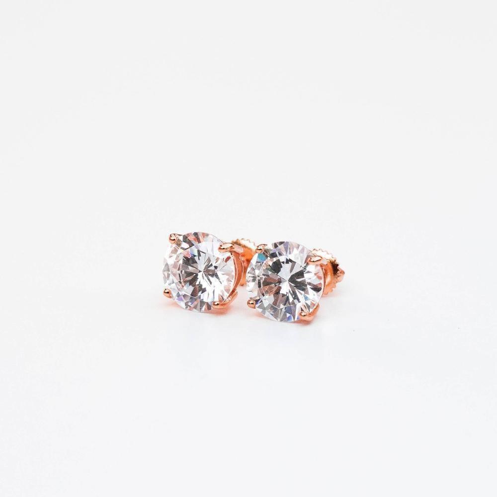 Sterling Silver Premium Round Stud Earrings - The Gifted Few