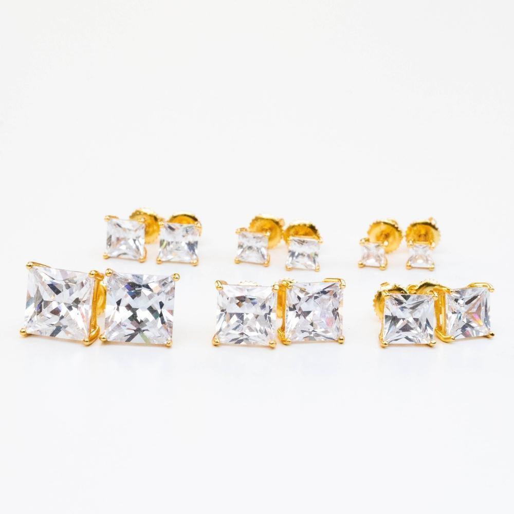 Sterling Silver Premium Square Stud Earrings - The Gifted Few