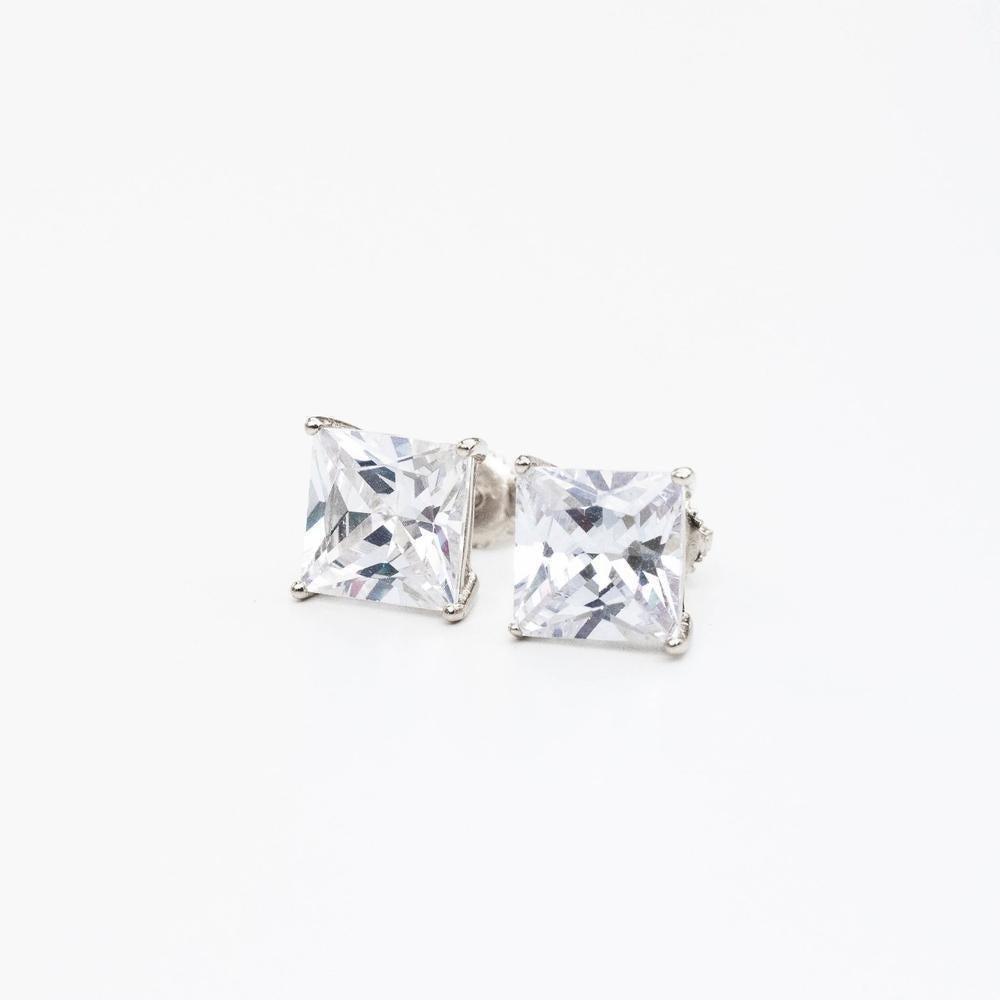 Sterling Silver Premium Square Stud Earrings - The Gifted Few