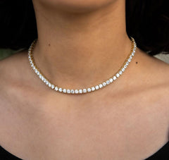 Premium Tennis Necklace - 4mm
