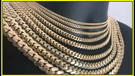 A Guide to the Cuban Chain Size Chart to Enhance Your Look