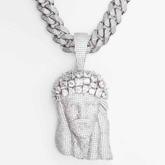 a micro Cuban chain pendants