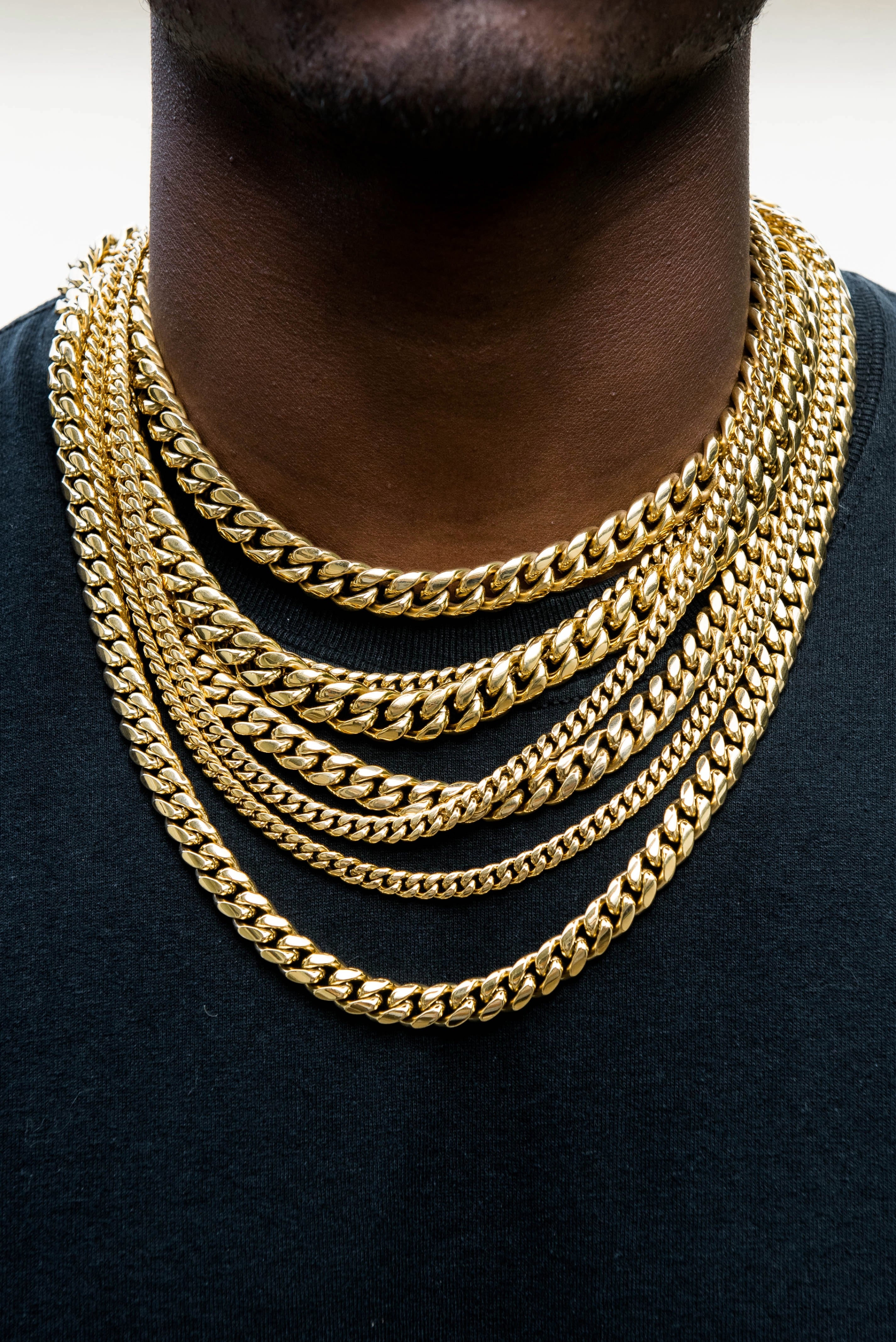Basic Cuban Chain A Guide to Choosing the Perfect Cuban Chain Width – The Gifted Few