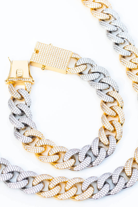 The Resurgence of Two-Tone Iced Jewelry: Why It's Dominating the Bling Scene