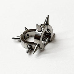 Large Spike Hoop Earrings