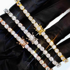 4mm Premium Tennis Chain and Bracelet Set - The Gifted Few