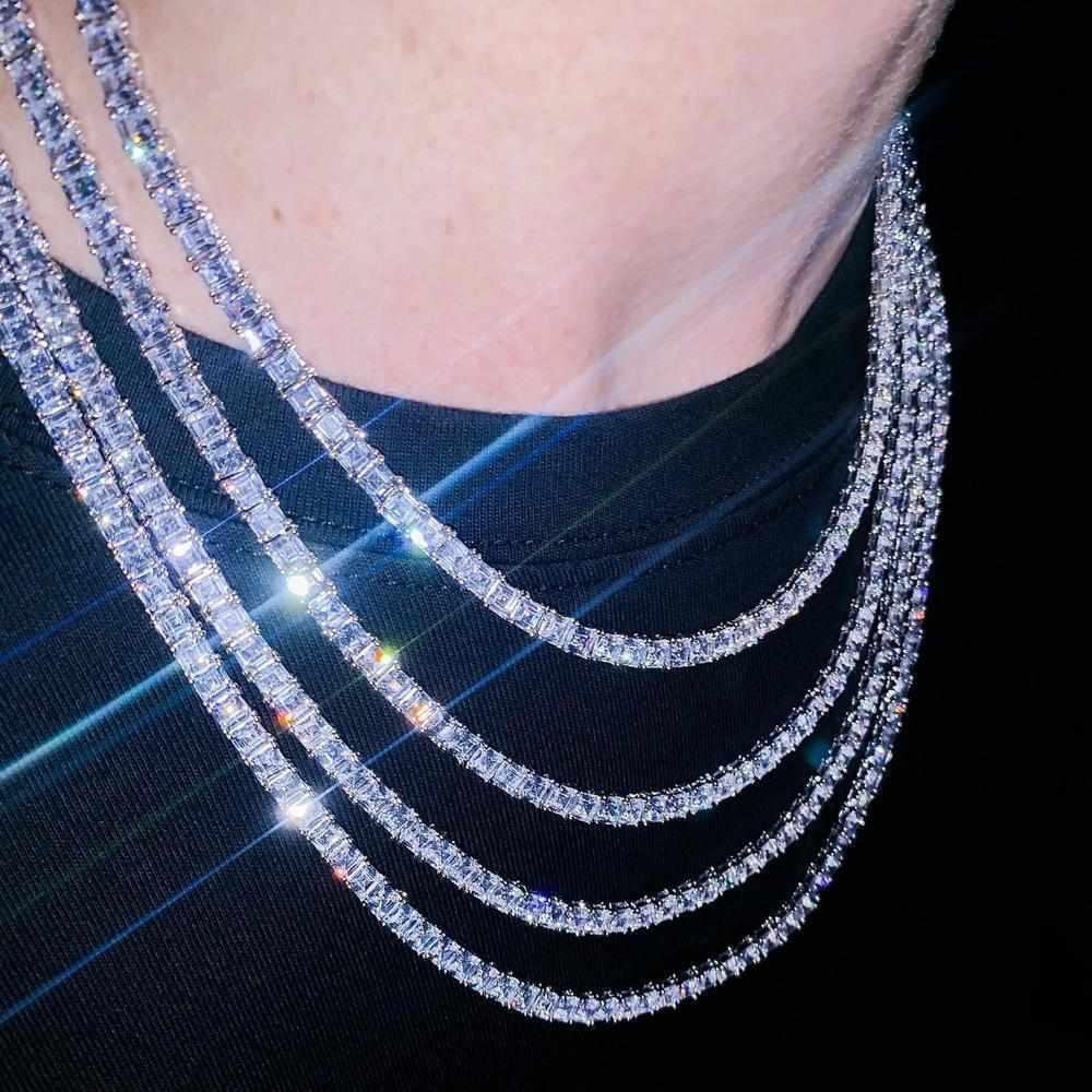 5mm Square Cut Premium Tennis Chain - The Gifted Few