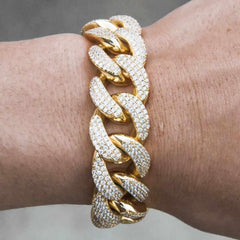 Premium Iced 18mm Cuban Bracelet - The Gifted Few