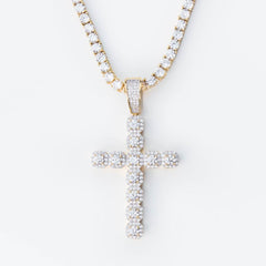 Premium Woman's Iced Cluster Cross