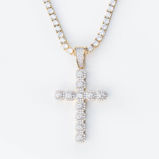 Premium Iced Cluster Cross - The Gifted Few