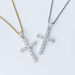 Premium Woman's Iced Cluster Cross