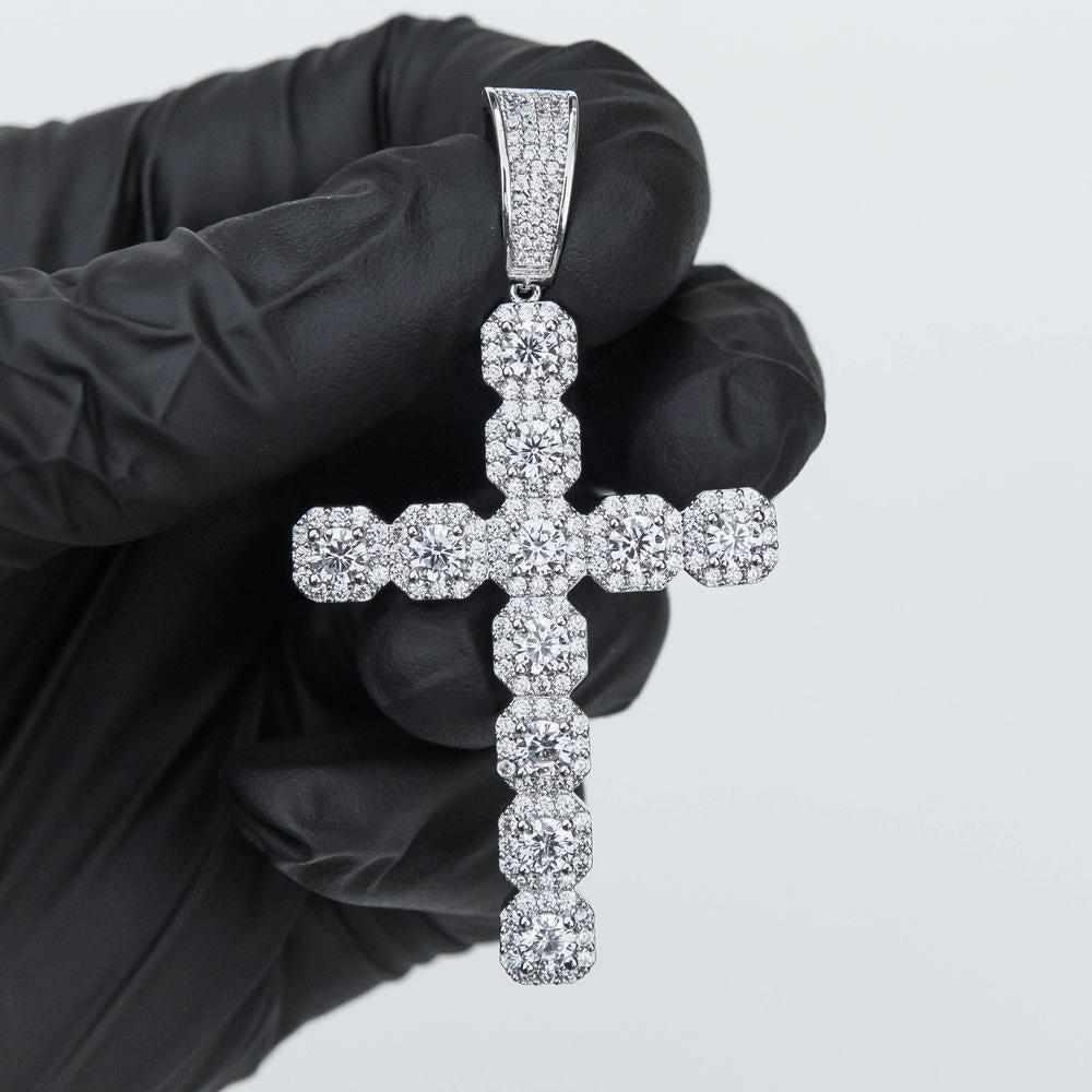 Premium Iced Cluster Cross - The Gifted Few