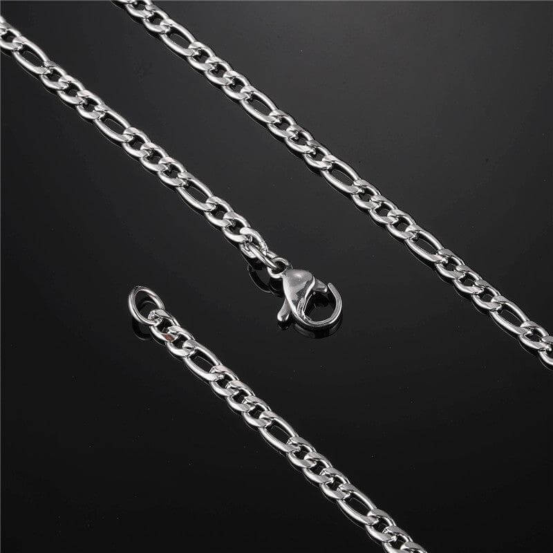 4mm Figaro Link Chain Stainless