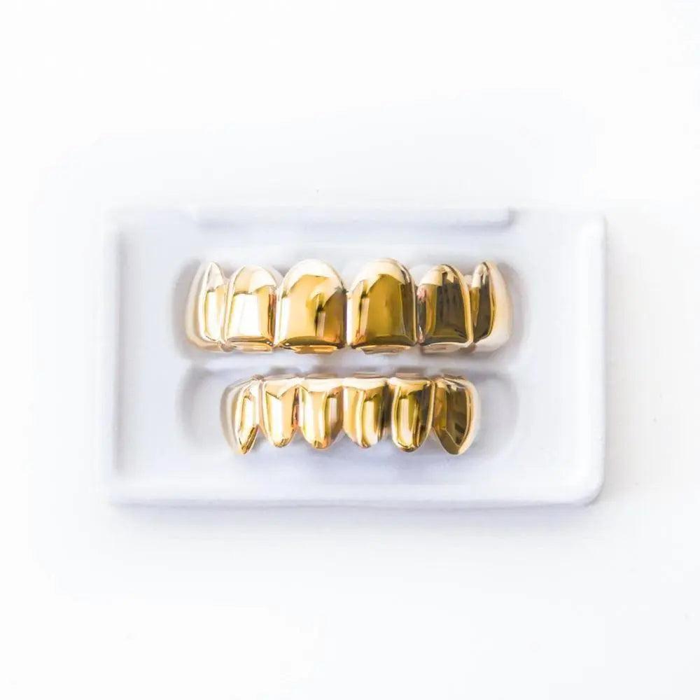 Gold Grillz - 6 Row - The Gifted Few