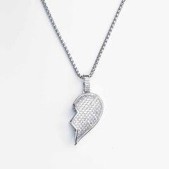 Premium Iced Split Broken Heart