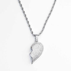Premium Iced Split Broken Heart