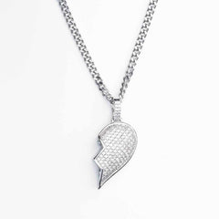 Premium Iced Split Broken Heart