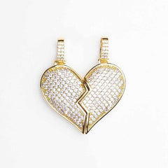 Premium Iced Split Broken Heart