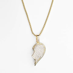 Premium Iced Split Broken Heart