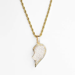Premium Iced Split Broken Heart