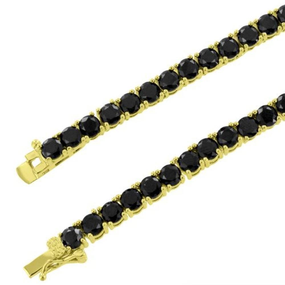 Black 4mm Premium Tennis Necklace