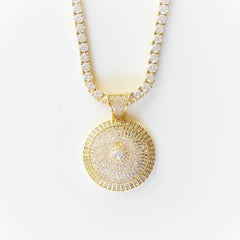 Spinning Premium Iced Cluster Pendant - The Gifted Few