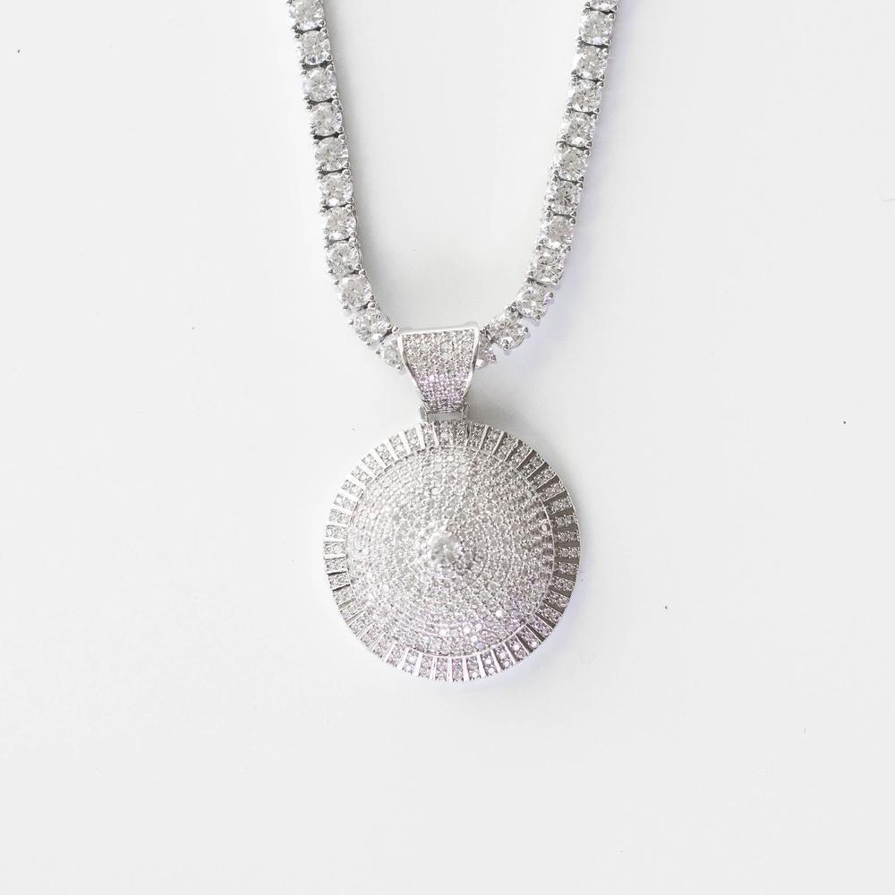 Spinning Premium Iced Cluster Pendant - The Gifted Few
