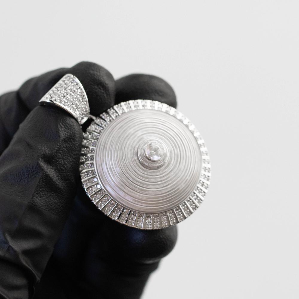 Spinning Premium Iced Cluster Pendant - The Gifted Few