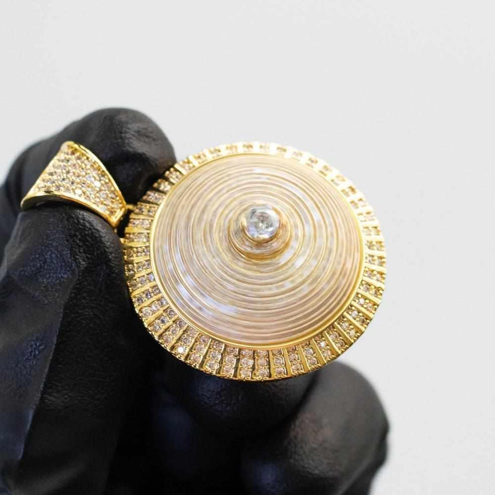 Spinning Premium Iced Cluster Pendant - The Gifted Few