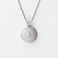 Spinning Premium Iced Cluster Pendant - The Gifted Few