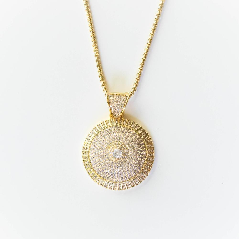 Spinning Premium Iced Cluster Pendant - The Gifted Few