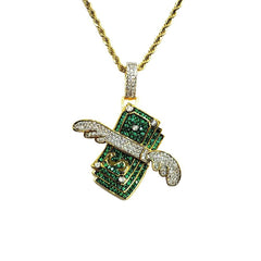 Premium Iced Flying Money