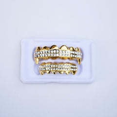 Gold Iced Fang Grillz - The Gifted Few