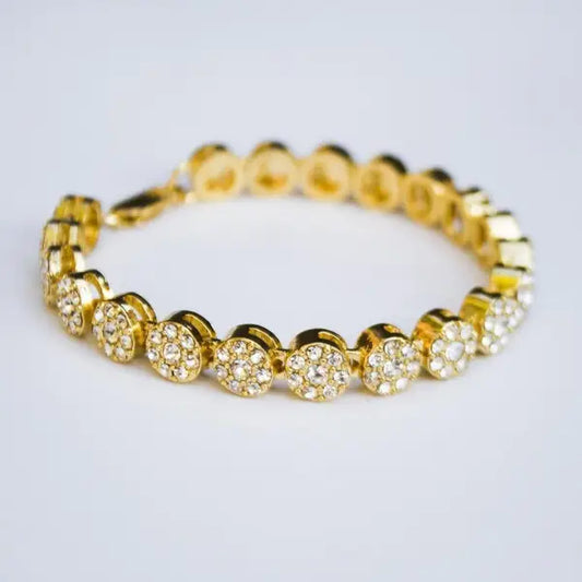 10mm Iced Sunflower Bracelet - The Gifted Few