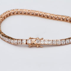 Square Cut Tennis Bracelet - The Gifted Few