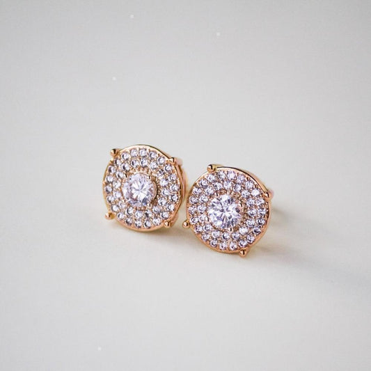 Iced Cluster Earrings - - The Gifted Few