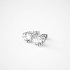 Iced Crown Stud Earrings - The Gifted Few