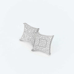 Iced Square Kite Earrings - The Gifted Few