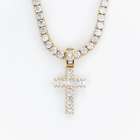 Premium Baguette Cross - Small - The Gifted Few