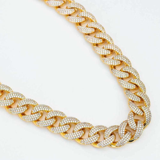 Premium Iced 18mm Cuban Chain - The Gifted Few