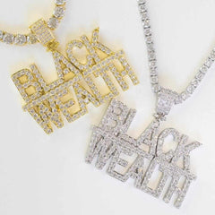 Premium Iced Black Wealth Pendant - The Gifted Few