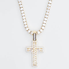 Premium Iced Mosaic Cross - The Gifted Few