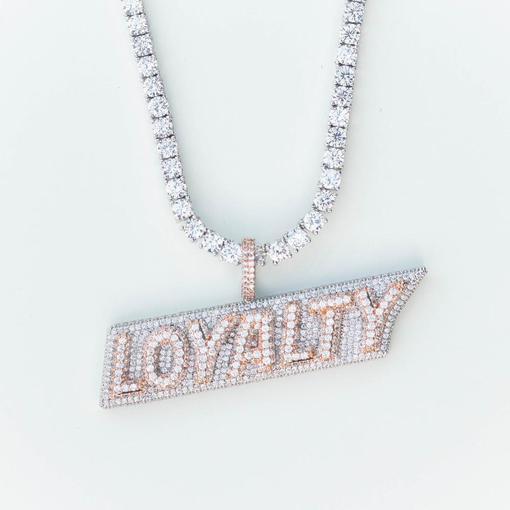 Premium Iced Two-Tone Stacked Loyalty - (Gold/Rose Gold) - The Gifted Few