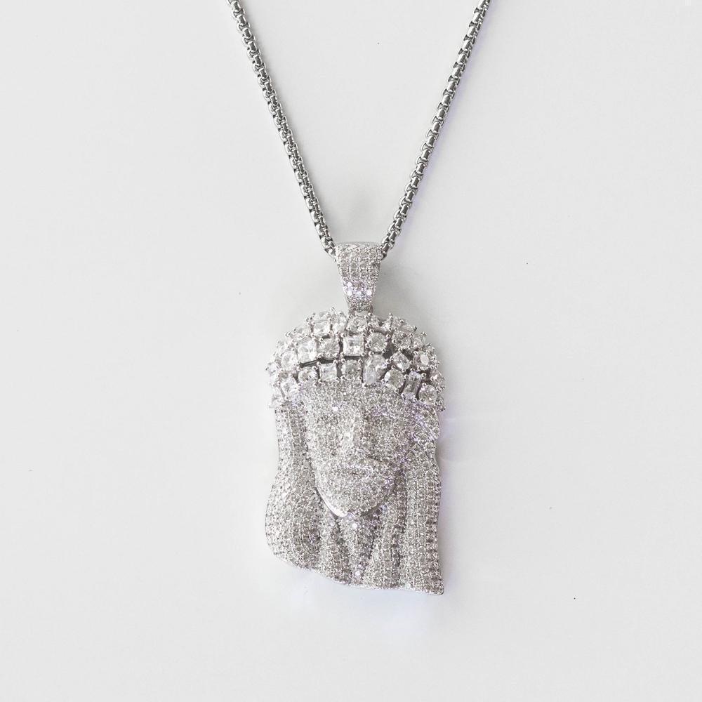 Premium Multi Stone Jesus Piece - The Gifted Few
