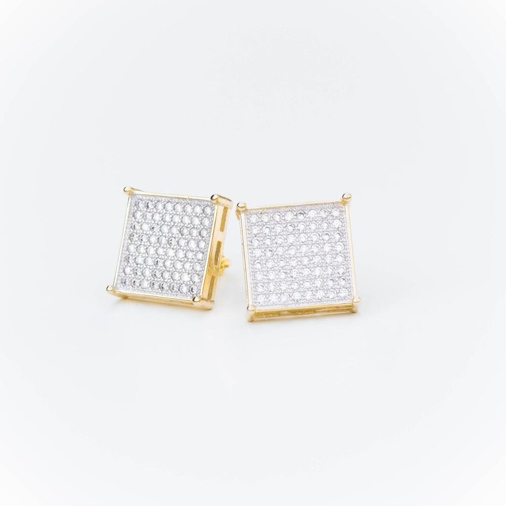 Square Iced Earrings - The Gifted Few