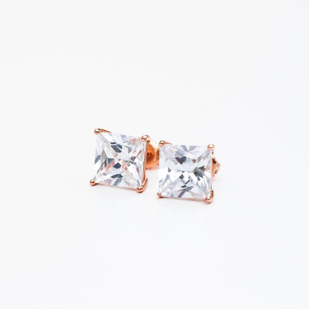 Sterling Silver Premium Square Stud Earrings - The Gifted Few